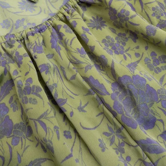 UO Floral Puff Sleeve Midi Dress - Picture 12 of 15